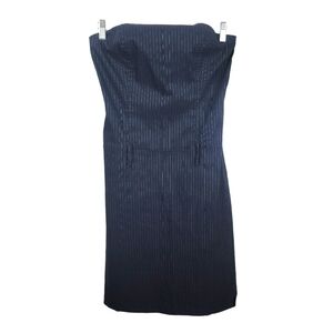 AGACI TOO Sleeveless Pinstripe Stretch Dress Size L